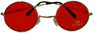 Lennon Glasses: Red - Little Shop of Horrors