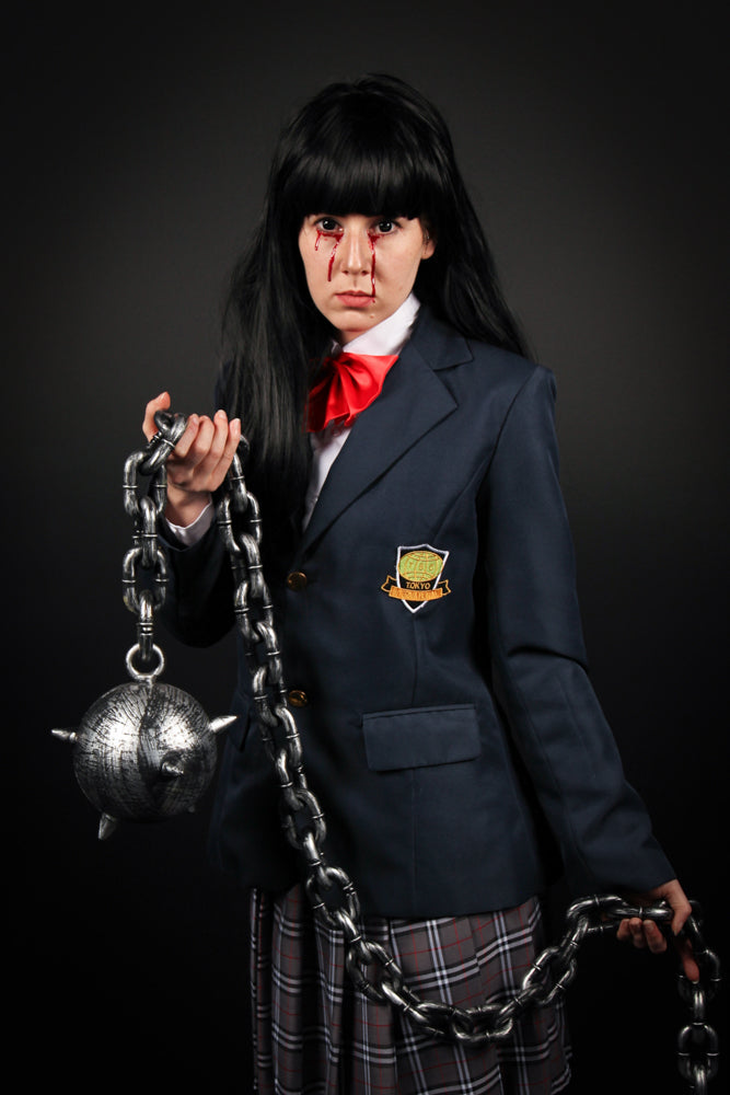 Gogo Yubari. From Quentin Tarantino's epic masterpiece, Kill Bill. Costume Hire or Cosplay, plus Makeup and Photography. Proudly by and available at, Little Shop of Horrors Costumery Mornington & Melbourne.