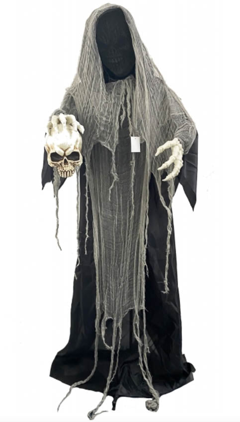 Grim Reaper with Skull 167cm Animated Prop - Little Shop of Horrors