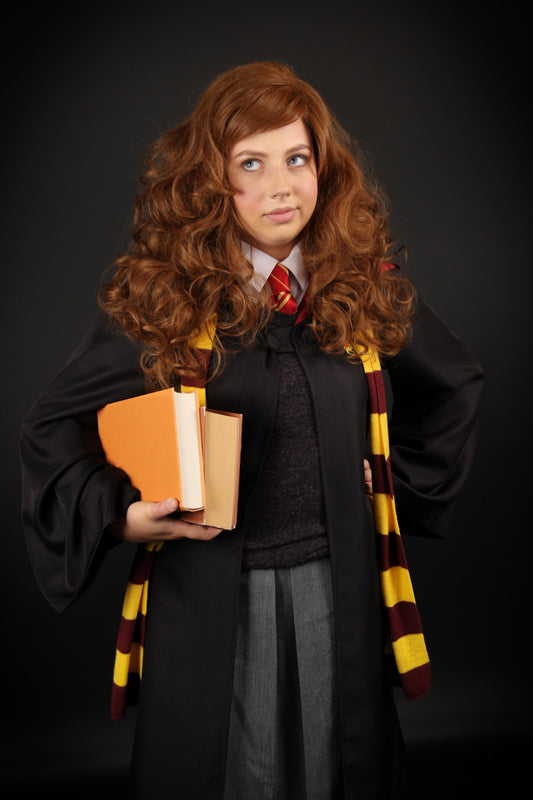 Harry Potter Hermione Granger Costume Hire, plus Makeup and Photography. Proudly by and available at, Little Shop of Horrors Costumery 6/1 Watt Rd Mornington & Melbourne