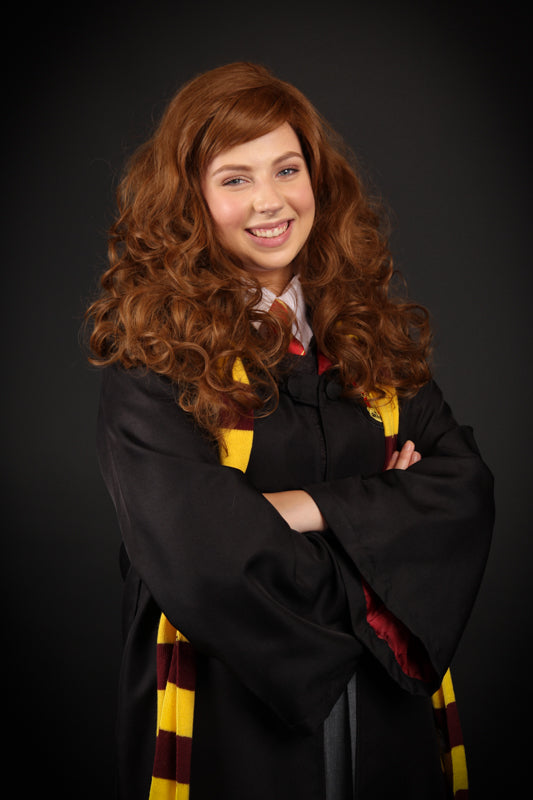 Harry Potter Hermione Granger Costume Hire, plus Makeup and Photography. Proudly by and available at, Little Shop of Horrors Costumery 6/1 Watt Rd Mornington & Melbourne