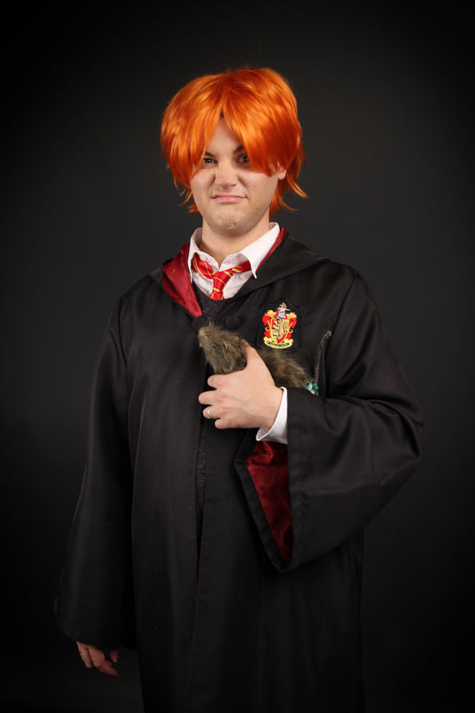 Harry Potter Ronald Weasley Costume Hire or Cosplay, plus Makeup and Photography. Proudly by and available at, Little Shop of Horrors Costumery 6/1 Watt Rd Mornington & Melbourne