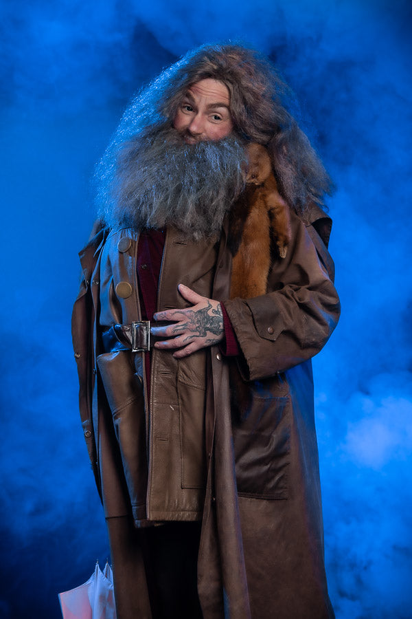 Harry Potter Hagrid Costume Hire or Cosplay, plus Makeup and Photography. Proudly by and available at, Little Shop of Horrors Costumery 6/1 Watt Rd Mornington & Melbourne