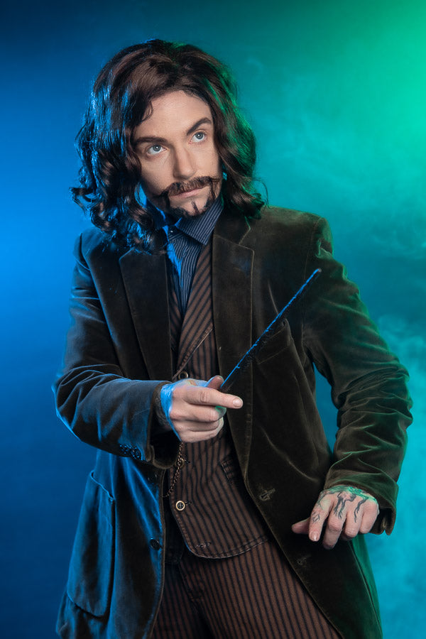 Harry Potter Sirius Black Costume Hire or Cosplay, plus Makeup and Photography. Proudly by and available at, Little Shop of Horrors Costumery 6/1 Watt Rd Mornington & Melbourne