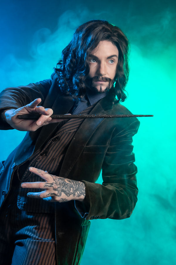 Harry Potter Sirius Black Costume Hire or Cosplay, plus Makeup and Photography. Proudly by and available at, Little Shop of Horrors Costumery 6/1 Watt Rd Mornington & Melbourne