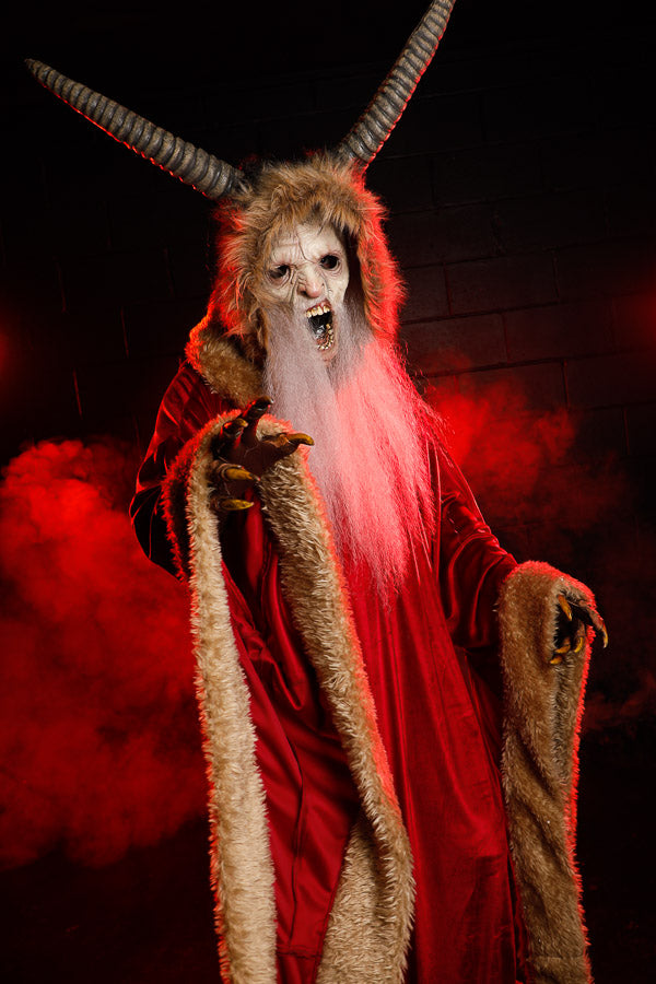 Gruss Vom Krampus Costume Hire or Cosplay, plus Makeup and Photography. Proudly by and available at, Little Shop of Horrors Costumery 6/1 Watt Rd Mornington & Melbourne www.littleshopofhorrors.com.au