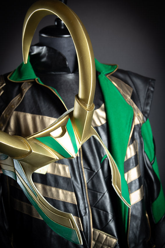Avengers Loki God of Mischief Costume Hire or Cosplay, plus Makeup and Photography. Proudly by and available at, Little Shop of Horrors Costumery 6/1 Watt Rd Mornington & Melbourne www.littleshopofhorrors.com.au