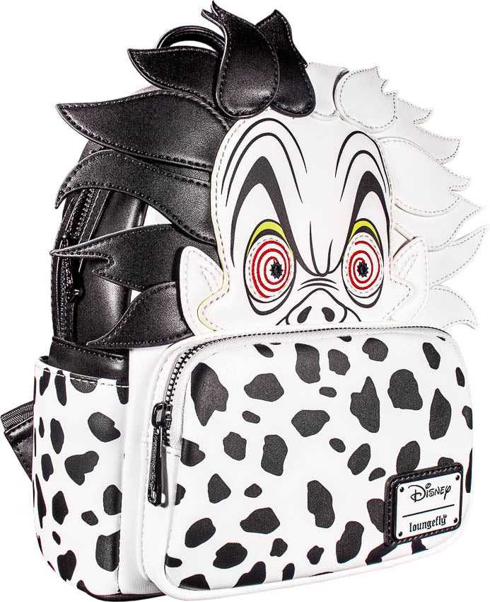 101 Dalmatians - Cruella de Vil Spots Mini Backpack - Little Shop of Horrors