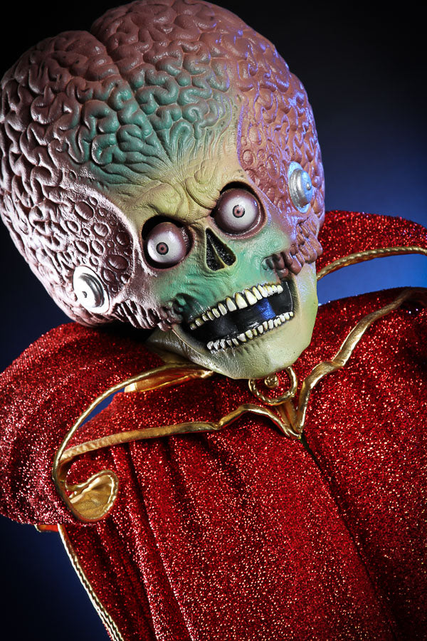 Mars Attacks Martian Ambassador Tim Burton Costume Hire or Cosplay, plus Makeup and Photography. Proudly by and available at, Little Shop of Horrors Costumery 6/1 Watt Rd Mornington & Melbourne