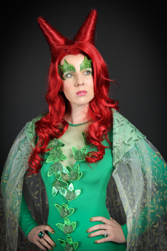 Poison Ivy Costume Hire or Cosplay, plus Makeup and Photography. Proudly by and available at, Little Shop of Horrors Costumery 6/1 Watt Rd Mornington & Melbourne www.littleshopofhorrors.com.au