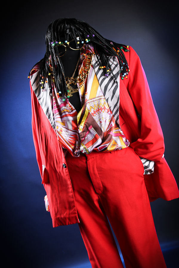 Rick James 1970s Disco Costume Hire or Cosplay, plus Makeup and Photography. Proudly by and available at, Little Shop of Horrors Costumery 6/1 Watt Rd Mornington & Melbourne