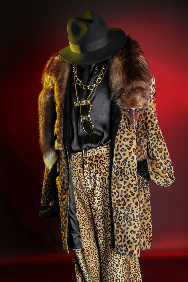 1970s Pimp Costume Hire or Cosplay, plus Makeup and Photography. Proudly by and available at, Little Shop of Horrors Costumery Mornington, Frankston & Melbourne