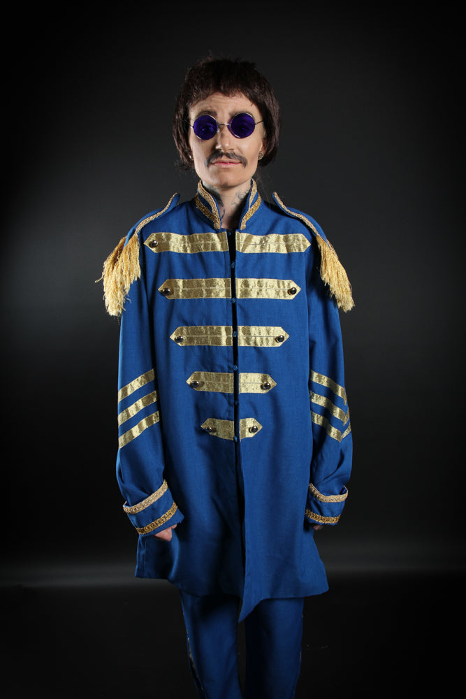 The Beatles Sgt. Pepper, John, Paul Goerge & Ringo Costume Hire or Cosplay, plus Makeup and Photography. Proudly by and available at, Little Shop of Horrors Costumery 6/1 Watt Road Mornington & Melbourne.
