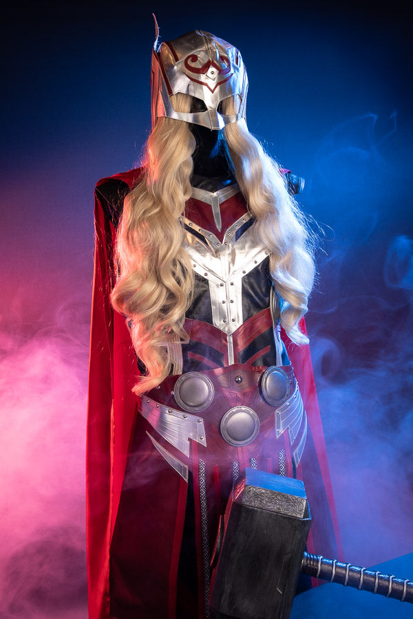 Mighty Thor Costume Hire or Cosplay, plus Makeup and Photography. Proudly by and available at, Little Shop of Horrors Costumery 6/1 Watt Rd Mornington & Melbourne