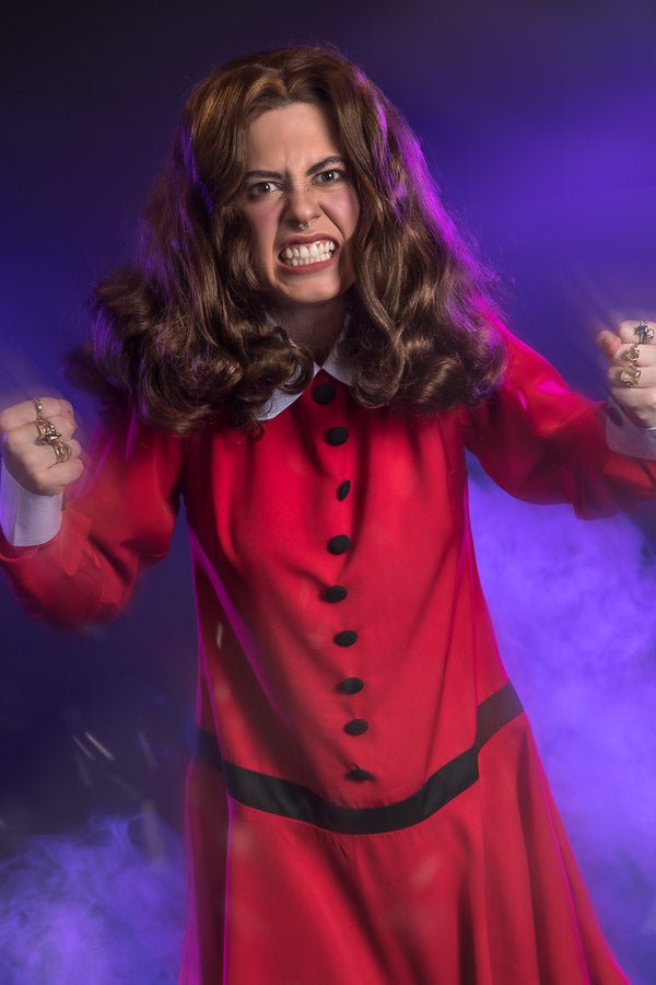 strapless open back dress Veruca Salt Little Shop of Horrors Costumery & Pop-Culture Emporium